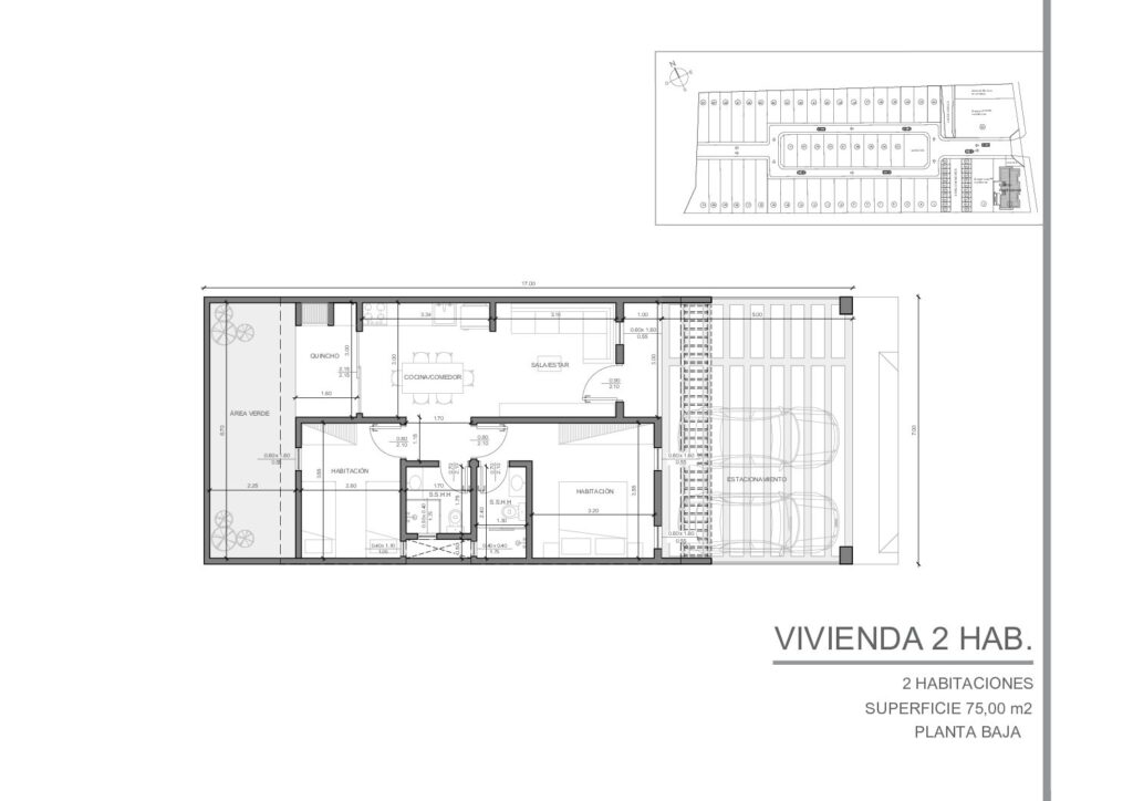 Yvyra Casas — צ׳אלה D · 75 מ״ר · 2 חדרי שינה